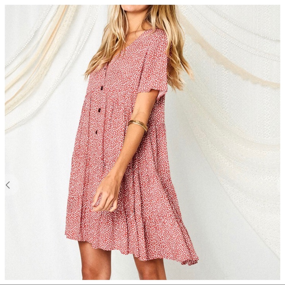 ✨LAST ONE✨Boho Chic floral Tiered dress - Picture 6 of 6